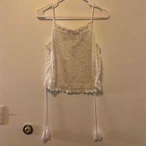 Aerie Crochet Tank Top